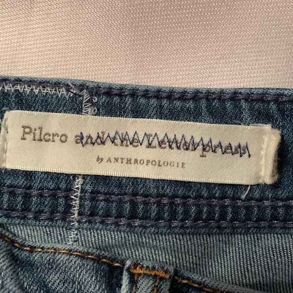 Pilcro and Anthropologie Slim Boyfriend Patchwork Jeans, size 26 - Picture 11 of 16